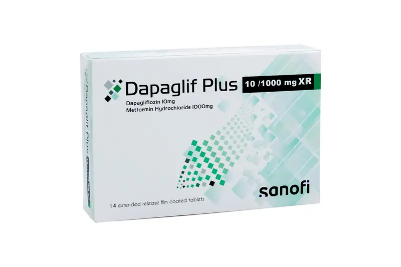 Dapaglif Plus 10/1000 Mg Xr 14 Tab