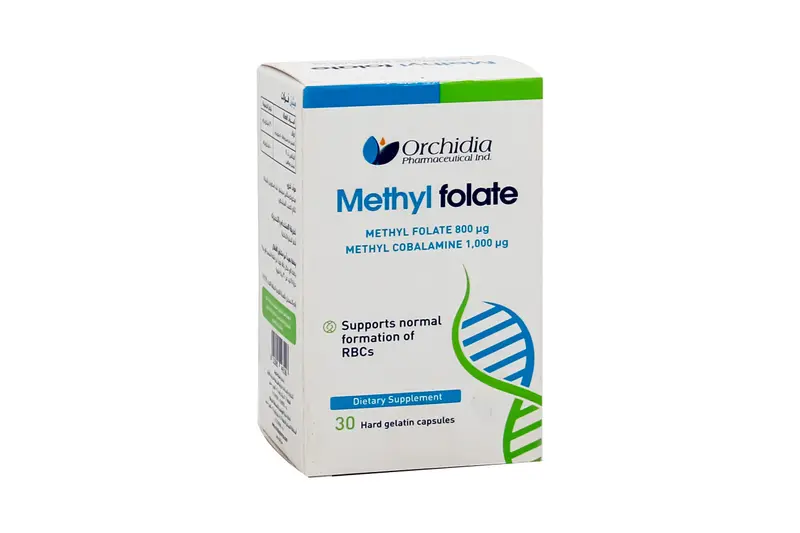 Methyl Folate 800 Mcg 30 Cap Jar