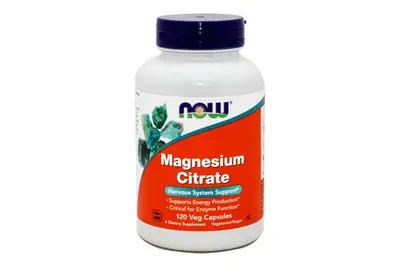 Now Magnesium Citrate 120 Cap