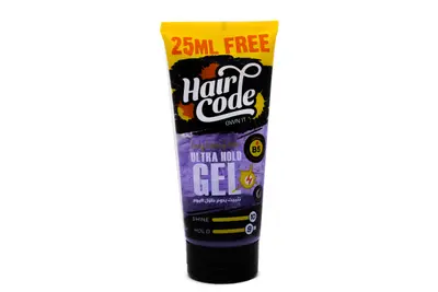 Hair Code Ultra Hold Hair Gel 160 Ml + 25 Ml Off