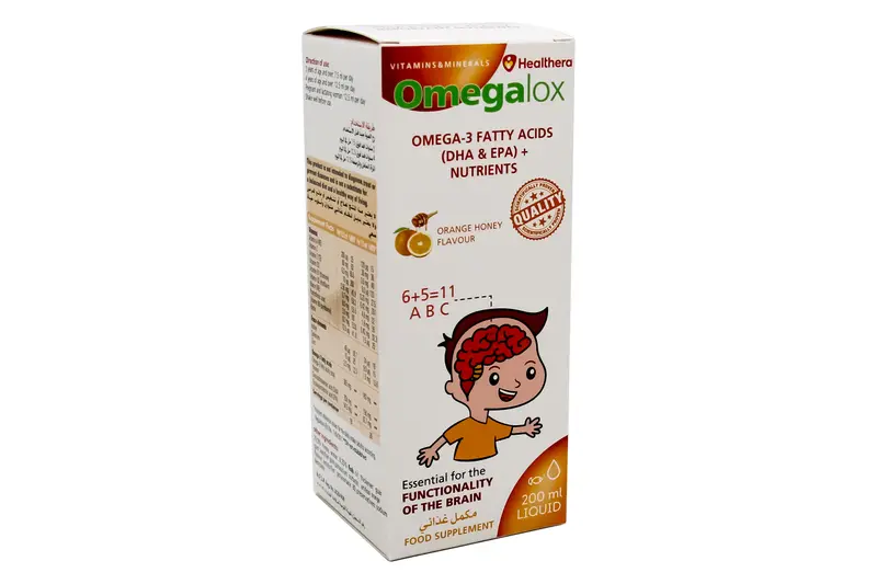 Omegalox Orange Honey Syrup 200 Ml