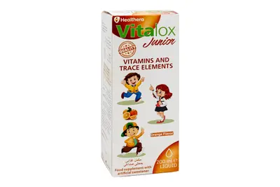 Vitalox Junior Orange Flavour Syrup 200 Ml