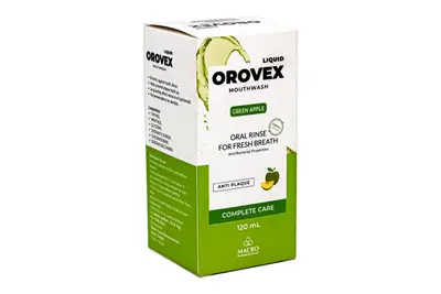 Orovex Green Apple Mouth Wash 120 Ml