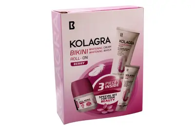 Kolagra Bikini ( Cleanser + Cream + Roll ) Off