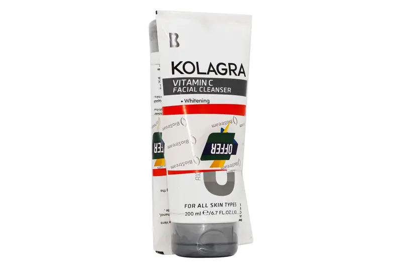 Kolagra Vit C Facial Cleanser 200 Ml (1+1) Off