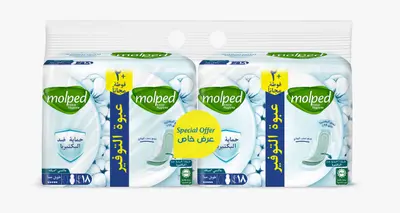 Molped Maxi Extra Long 18+2 Pads 2 Pack Off