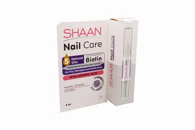 Shaan 5 Natural Oils & Biotin Nail Care  4 Ml