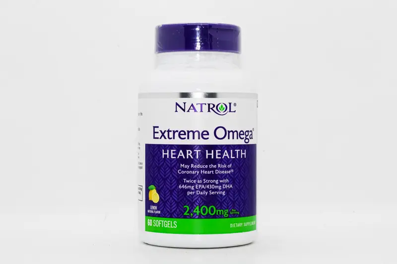Natrol Extreme Omega 2400 Mg Lemon 60 Softgels
