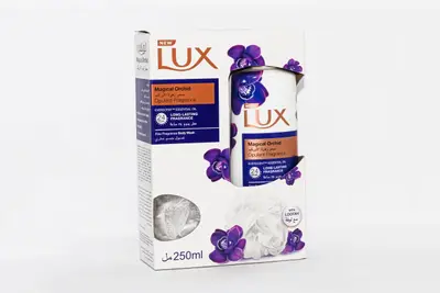 Lux Magical Orchid Shower Gel 250 Ml + Loof Off