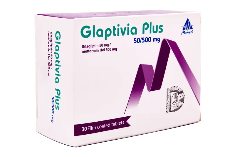 Glaptivia Plus 50 Mg/ 500 Mg 30 Tab