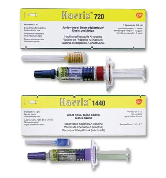 Havrix 720 Junior 1 Dose 1Ml 1 Syringe