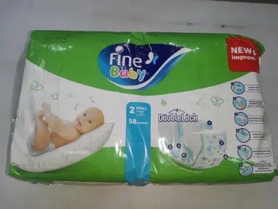 Fine Baby (2) Small 58 Diapers