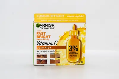 Garnier Fast Bright Vitamin C 3% Serum 12 Amp