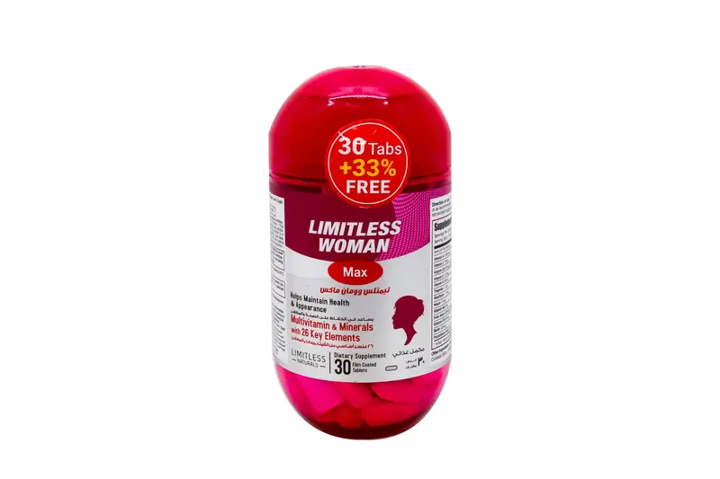 Limitless Woman Max 30 Tab + 33% Free