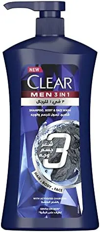 Clear Charcoal F/M Sh 900 Ml 15L.E Off