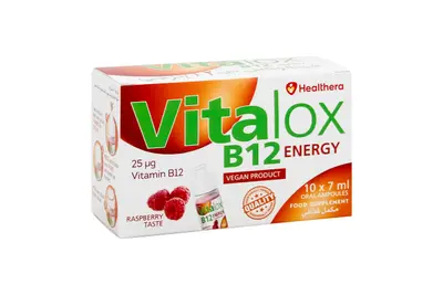Vitalox B12 25 Mcg 7 Ml/10 Oral Amp
