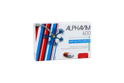 Alphavim 600 Mg 20 Cap