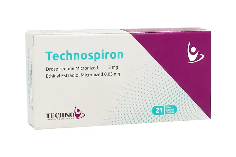 Technospiron 3 Mg/0.03 Mg 21 Tab