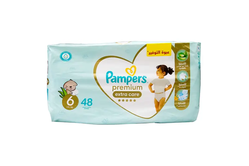 Pampers Premium (6) 48 Pads 13 Kg
