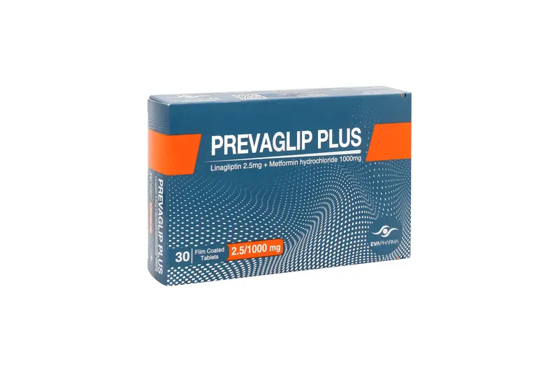 Prevaglip Plus 2.5/1000 Mg 30 Tab