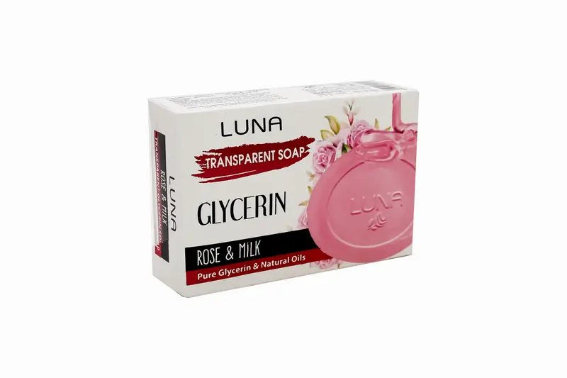 Luna Glycerin Rose Milk Soap 100 Gm