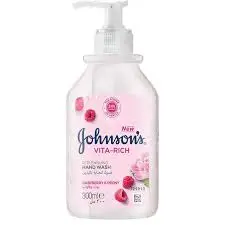 J&J Vita Rich Rasp& Peony Hand Wash 300Ml (16%)Off
