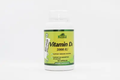Alfa Vitamin D3 5000 IU 100 Cap