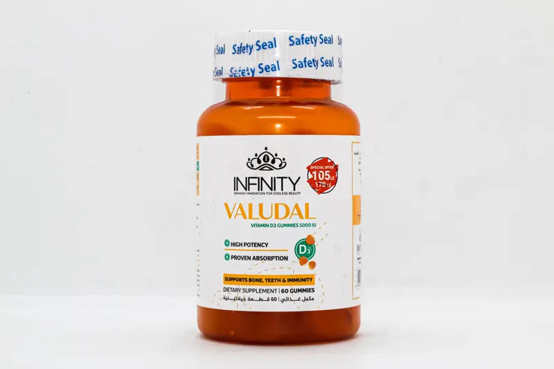 Infinity Valudal Vit D3 5.000 IU 60 Gum 105 L.E