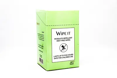 Wipe It Mosquito Repellent 20 Wipes