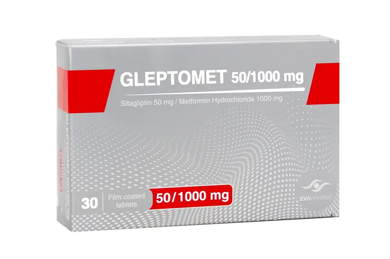 Gleptomet 50 Mg / 1000 Mg 30 Tab