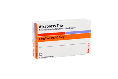 Alkapress Trio 5/160/12.5 Mg 14 Tab