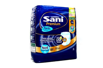 Sani Premium Pants No. 4 Xlarge 12 Pads