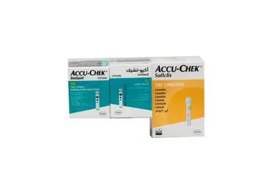 Accu-Chek Instant 50 Strips (2 box) +Softclix Off