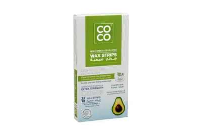 Coco Dry Skin Avocado 10*2 Easy Wax Strips