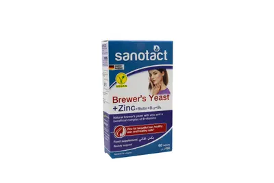 Sanotact Brewer`S Yeast + Zinc 60 Tab