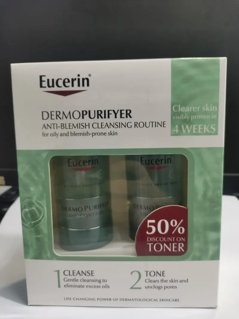 Eucerin Dermo Purifyer ( Cleanser+Toner ) Off