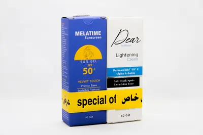Melatime Sun Gel + Dear Lightening Cream (1+1) Off