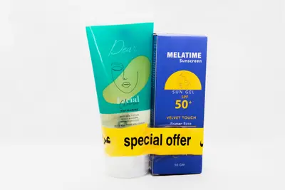 Melatime Sun Gel +Dear Facial Cleanser (1+1) Off