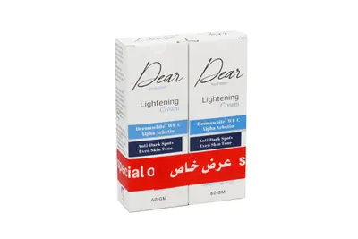 Dear Lightening Cream 60 Gm (1+1) Off