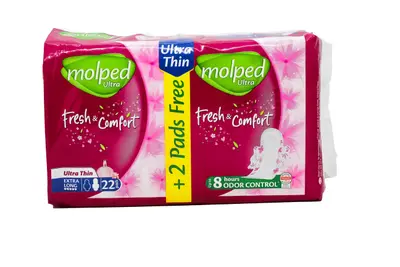 Molped Ultra Fresh & Comfort Extra Long 22 Pads