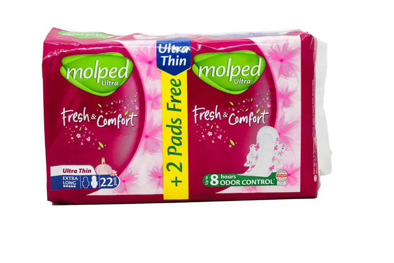 Molped Ultra Fresh & Comfort Extra Long 22 Pads