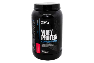 Limitless Alpha Whey Protein Conce Strawberry 1 Kg