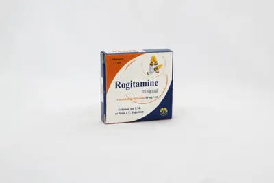 Rogitamine 10 Mg Im / Slow Iv 5 Amp