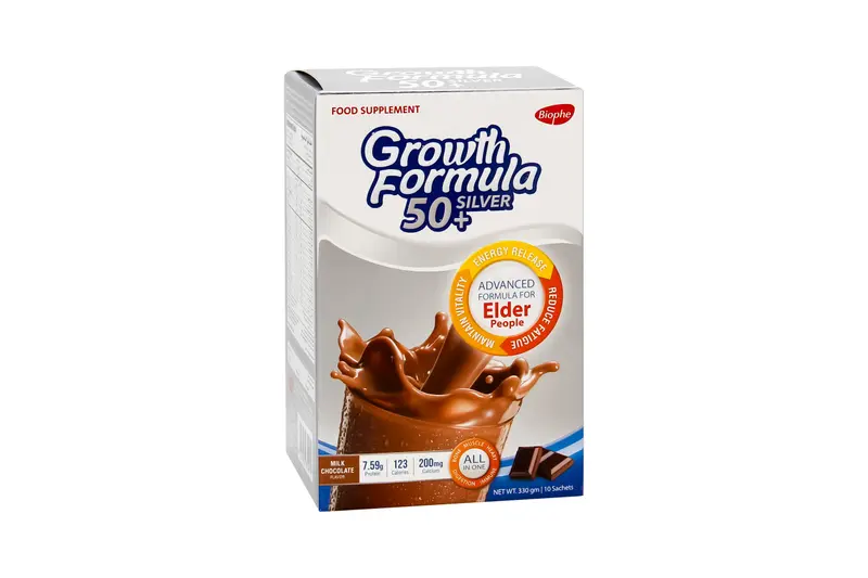 Growth Formula Silver 50+ Chocolate 330 Gm