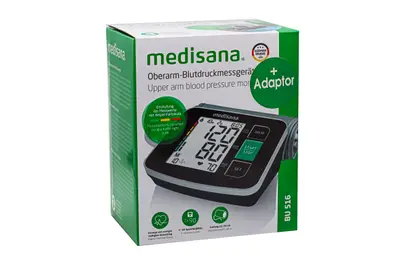Medisana Arm Blood Pressure Monitor+Adapt. (BU516)