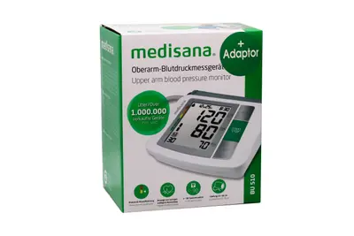 Medisana Arm Blood Pressure Monitor+Adapt. (BU510)