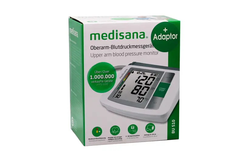Medisana Arm Blood Pressure Monitor+Adapt. (BU510)