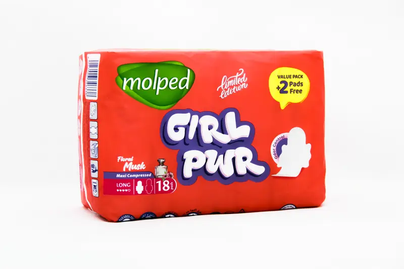 Molped Girl Pwr Floral Musk Maxi Long 18 Pads