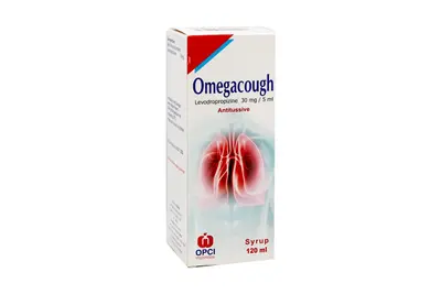 Omegacough 30 Mg / 5 Ml Syrup 120 ML