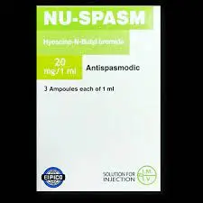 Nu-Spasm 20 mg/1 Ml  3 Amp